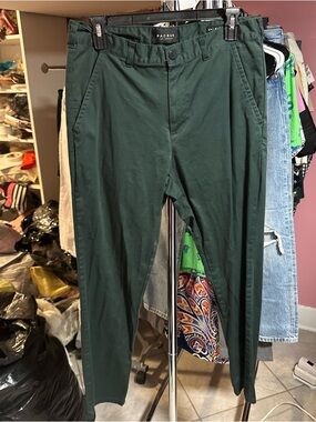 PacSun Dark Green Mens Slim Chino Pants